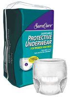 SURECARE Protective Underwear in Extra Absorbency, Large - 72/Case