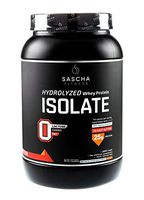 Sascha Fitness Hydrolyzed Whey Protein Isolate,100% Grass-Fed (2 Pounds, Peanut Butter)