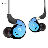 TRN V80 Balance in Ear Headphone, 2BA and 2DD Hi-Fidelity Stage Monitor Earphone Metal Studio Audio Headset with Detachable 2Pin Cable Netural Sound Musician Earbuds(Blue No Mic)