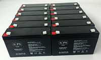 SPS Brand 6V 12Ah Replacement Battery for para Systems - Minuteman Alliance A 1250 A1250 UPS (12 Pack)