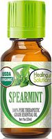 Organic Spearmint Essential Oil (100% Pure - USDA Certified Organic) Best Therapeutic Grade Essential Oil - 30ml
