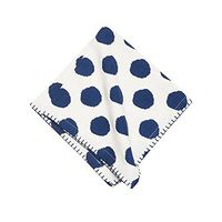 carol & frank Dot Indigo Cotton Machine Washable Napkin Set of 4 Napkin Set of 4 Indigo