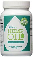 Manitoba Harvest Hemp Oil, 1000Mg, 6Pack (60 Softgels Each )