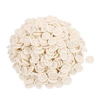 Aexit 500pcs 5.5cm Lab Cleaning Brushes Length White Working Tool Anti-Static Elastic Finger Antistatic Brushes Protector Cots