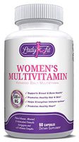 Lady Fit - Women's Daily Multivitamin Supplement. Vitamins and Minerals. Chromium, Magnesium, Biotin, Zinc, Calcium, Green Tea. Antioxidant Properties for Women