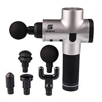 Massage Gun - Quiet Technology - Professional Deep Tissue Massager for Muscle Tension Relief with 4 Variable Speeds & Custom Travel Case Included Foot Massager Back Massager Neck Massager