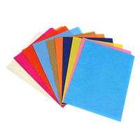 Healifty Rainbow Color Tissue Paper Solid Wrapping Paper Decorative Festive Tissue Paper for Gift Packing Supplies 10Pcs (Mixed Color)