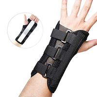 FYBOOR AdjustableElastic Wrist Support Splint Brace,Designed for Carpal Tunnel, Tendonitis and Sprains Can be Used Throughout The Day,Lefthand