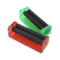 Kicode 2 Pack 70mm/2.7" Roller Cigarette Handroller Rolling Machine Tobacco Plastic Nylon Gift