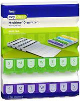 Ezy Dose Medtime Pill Organizer - 1 each #67706, Pack of 2