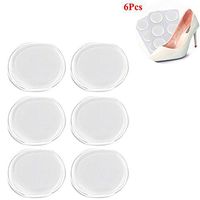 Ibnotuiy 6PCS Silicone Round High Heel Cups Pads Cushions Soft Anti-wear Shoes Spot Pads