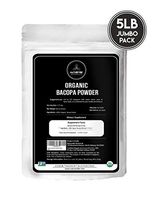 Naturevibe Botanicals Organic Bacopa Powder, 5lbs | Bacopa Monnieri | Gluten Free and Non-GMO | Herbal Supplement | Supports Immunity System (80 Ounces)