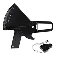 80mm Skinfold Body Fat Caliper Set Body Fat Tester Body Skinfold Measurement Tool with Measure Tape