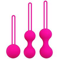 Kegel Balls Exercise Weight for Women Bladder Control Pelvic Floor Exercises Tightening, Silicone Ben Wa Balls Pelvic Weights Training Set for Beginners (3-Piece Set)