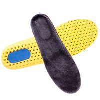 Sheepskin Sport Insoles for Women & Men,Massaging Gel Arch Support Orthotics Insoles, Heel Pain Plantar Fasciitis Relief, Thick Wool Fur Fleece Replacement Warm Inserts for Shoes Boots