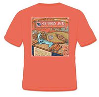 Southern Jack Trading Cigar Comfort Colors Pocket Tee (Small) Tangerine