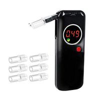 Folconauto Breath Alcohol Tester,Professional Accuracy Breathalyzer Detector with Digital LCD Display and 6 Pcs Mouthpieces