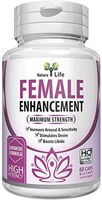 Natural Female Enhancement Pills, Libido Booster for Women, Increase Stamina & Energy, Relieve Menapause Symptoms, Prevent Vaginal Dryness, Boost Sex Drive, Organic & Safe 90 Veg Capsules