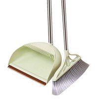 WEIFAN CAI- Indoor Cleaning Long Handle Dustpan and Brush Sets PP (Color :A1)