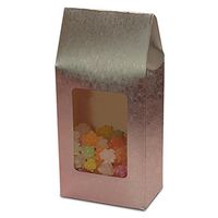 Silver Cardstock Candy Bags 3-1/2" X 7 1/4" | Quantity: 200