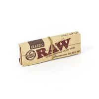 Raw Classic Connoisseur 1.25 1 1/4 Rolling Paper with Tips 1 Pack