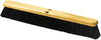 Carlisle 4513600 Flo-Pac Fine/Medium Floor Sweep with Wire Center, Tampico Bristles, 24" Block Size, Black (Case of 12)
