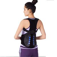 JMung Posture Corrector Back Support Belt Hunchback Correction with Children and Adults Sitting Upright Posture Back Spine Orthopedic Device for Men and Women,S