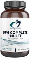 Designs for Health DFH Complete Multi with Copper + Iron - Full Spectrum Multivitamin, Multimineral (120 Capsules)