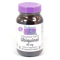 Bundle - 2 Items: 1 Bottle of Ubiquinol Cellularactive Coq10 50 Mg by Bluebonnet - 60 Softgels and 1 VDC Pill Box