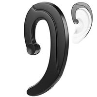 TDYY Bluetooth Headset EarHook Wireless Headphones with Mic Handsfree Painless Wearing Sport Earphones 5 Hrs Playing Time-One Piece