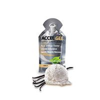 PacificHealth Accel Gel, All Natural Protein-Powered Rapid Energy Gel for Instant Energy During Intense Workouts - Box of 24, 1.3 Ounce Packets (Vanilla)