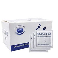 Alcohol Pads, 400Pcs Alcohol Prep Pads Wipes, Individually Wrapped Alcohol Wipes Pack for Smartphone & Portable Devices Cleaning, Thick Alcohol Swabs Myopia Lens Wipes, 70% Alcohol Cotton Pads