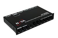 NOVA NV-EQ6J - In Dash 1/2 Din Equalizer and Pre-Amp with Subwoofer Gain Control and Built-in Crossover, with Fader and Five-Band
