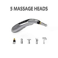 XISURE USB Rechargeable Energy Acupuncture Pen,Acupuncture Pen,Pulse Massage Pen, with 5 Massage Head Function Energy Pain Therapy Relief.