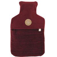 Aroma Home Inspired by Nature Cosy Hot Water Bottle - Knitted Red