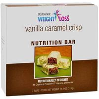 Doctors Best - High Protein Crispy Nutrition Bar | Vanilla Caramel Crisp | 7/Box