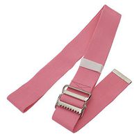 AsaTechmed Walking Gait Belt with Metal Buckle and Belt Loop Holder, Patient Transfer Belt - Mobility Aid for Caregivers, Nurses, Home Health Aides, Physical Therapists - Many Colors - 60" (Pink)