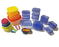Food Containers - Disposable Food Containers With Lids - 54 pc Set