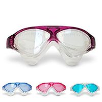 Swimtastic MaxView Swim Goggles Includes Free Earplugs, Purple