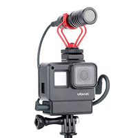 Lyperkin GoPro Hero 7/6/5 Frame Case Cover, 6-in-1 Aluminum Alloy Solid Protective Case Housing Case Shell Compatible with GoPro 7/6/5 Vlogging Protective Frame