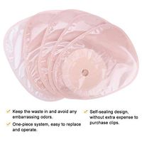 YAMEIJIA 10pcs/Pack One-Piece System Ostomy Bag Medicals Drainable Pouch Colostomy Bag Ostomy Supplies 15mm-60mm Cut Size Brace Support