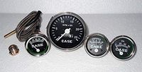 Case-Tractor-Temperature-Tachometer-Oil-Pressure-Ammeter-Gauge-Set