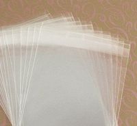 MyCraftSupplies 2 x 10 Inch Resealable Clear Cellophane Plastic Packaging Set of 100