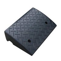 KoTag Durable Rubber Road Along The Slope of The Slope Height of 14cm Special Pad On The Slope of The Road Scooter Threshold Steps Ramp (Color : Black, Size : 50x32x14cm)