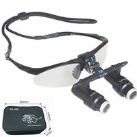 BoNew Medical Loupes Surgical Binocular Loupes 5X Dental Magnifying Glasses 5.0X 420mm