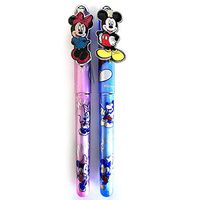 Mickey & Minnie Mouse Light Pink Sky Blue 2PCS Pen Set