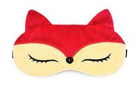 TOPJIN Lovely Plush Adjustable Strap Sleeping Eye Mask Blindfold Eyeshade with Ice Bag Fox