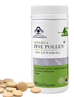 Pine Pollen Powder Tablets 90 Capsules 500mg, 98% Broken Cell Wall for Optimal Absorption