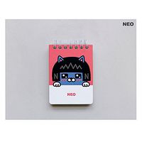 Kakao Talk Kakao Friends Spiral Lined Mini Notebook Note Pad (Neo)