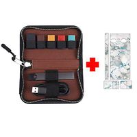 Carrying Case Cover Holder Wallet Traveling Bag with Protective Skin for Juul/MT/MYLE Vape Bag -Device not Included (Grey)